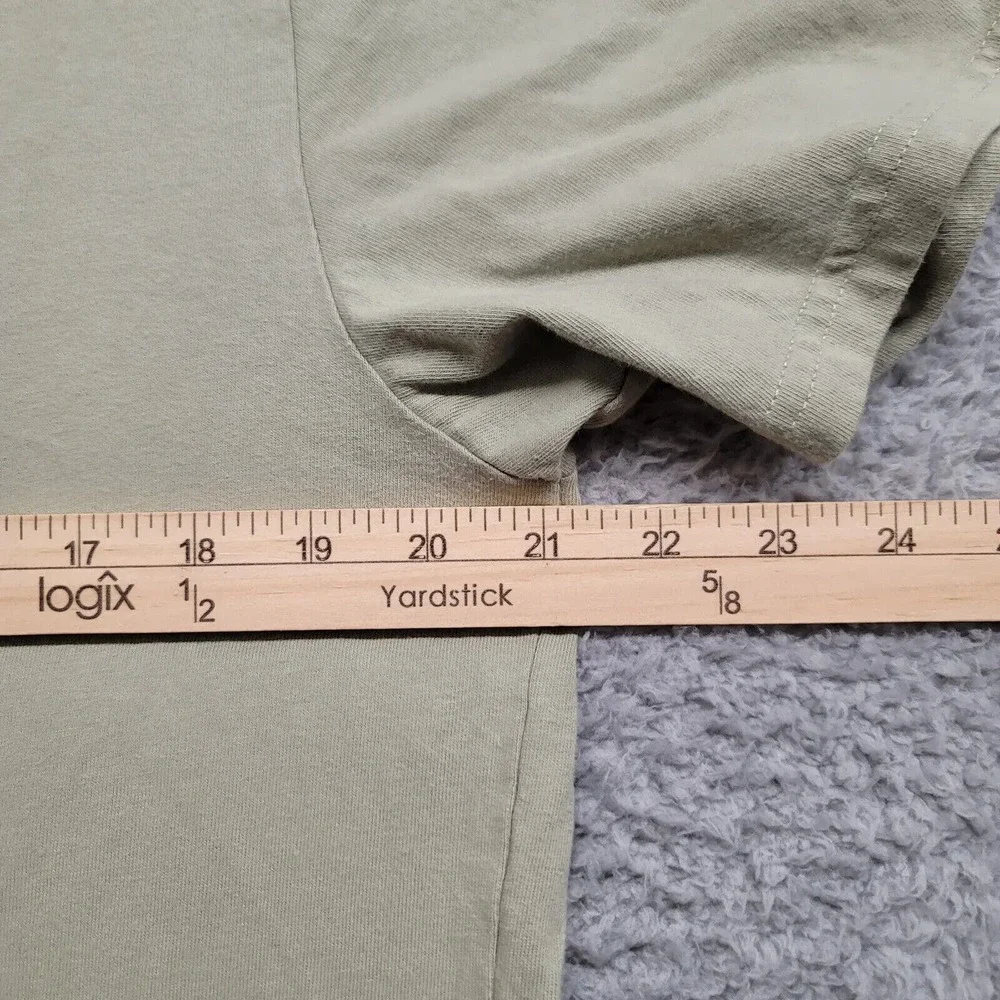 Levi's Shirt Mens Large Green Desert Plains‎ Graphic Outdoors Casual Spellout